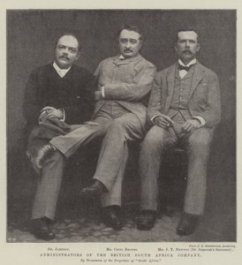 Amministratori della British South Africa Company da English Photographer