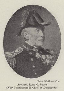 Ammiraglio Lord C Scott, Nuovo Comandante in Capo a Devonport