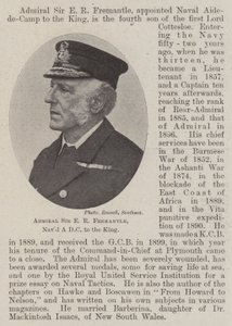 Ammiraglio Sir E R Fremantle, ADC navale del Re