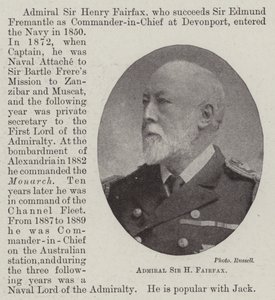 Ammiraglio Sir H Fairfax