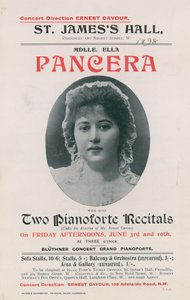 Pubblicità per un concerto di Ella Pancera da English Photographer