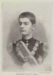Alessandro I, Re di Serbia da English Photographer