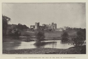 Castello di Alnwick, Northumberland, la Residenza del Duca di Northumberland