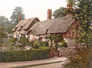 Cottage di Anne Hathaway a Stratford-upon-Avon da English Photographer