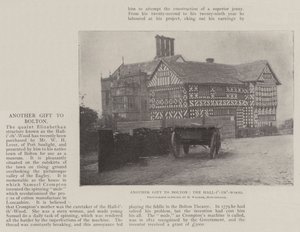 Un altro dono a Bolton, la Hall-i-th-Wood da English Photographer