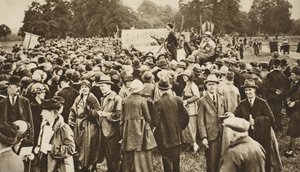 Riunione contro la guerra a Hyde Park da English Photographer