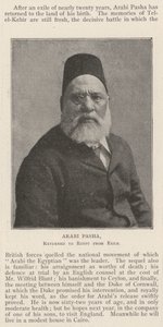 Arabi Pasha, tornato in Egitto dall