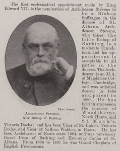 Arcidiacono Stevens, nuovo Vescovo di Barking da English Photographer
