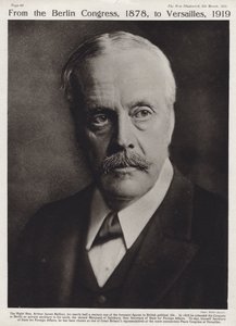 Arthur Balfour, politico conservatore britannico e Primo Ministro (foto in b/n) da English Photographer