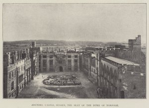 Castello di Arundel, Sussex, la residenza del Duca di Norfolk da English Photographer