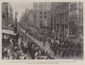 Servizio commemorativo australiano per la Regina Vittoria, la Guardia d