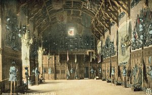 Sala dei banchetti, Castello di Edimburgo da English Photographer