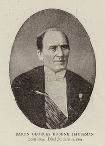 Barone Georges Eugene Haussman da English Photographer