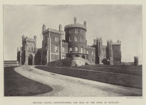 Castello di Belvoir, Leicestershire, la Residenza del Duca di Rutland da English Photographer