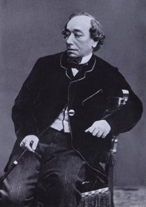 Benjamin Disraeli, Conte di Beaconsfield, politico conservatore britannico e Primo Ministro da English Photographer