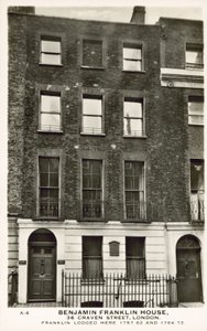Casa di Benjamin Franklin, Craven Street, Londra da English Photographer