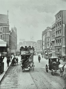 Bishopsgate: nord da Liverpool Street, Londra, 1890
