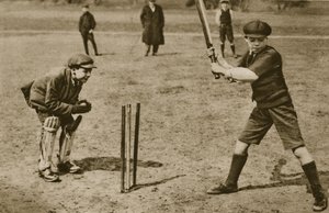 Ragazzi che giocano a cricket, Parliament Hill Fields