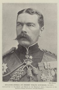 Brigadiere Generale Sir Herbert Horatio Kitchener, KCMG da English Photographer