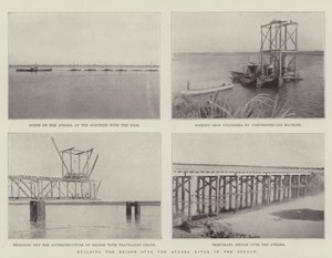 Costruzione del ponte sul fiume Atbara in Sudan da English Photographer
