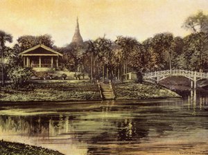 Birmania / Myanmar: La Pagoda dai Giardini del Cantonment da English Photographer