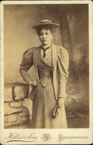 Carta da visita, ritratto di una donna da English Photographer