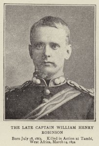 Capitano William Henry Robinson da English Photographer