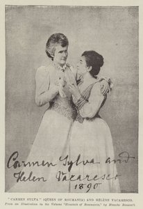 Carmen Sylva (Regina di Romania) ed Helene Vacaresco da English Photographer