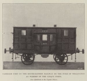 Carrozza usata sulla South-Eastern Railway dal Duca di Wellington come Guardiano dei Cinque Porti da English Photographer