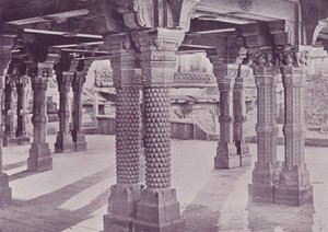 Pilastri scolpiti, Panch-Mahal, Futtehpur-Sikri da English Photographer
