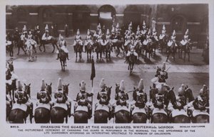 Cambio della guardia, Horse Guards, Whitehall, Londra