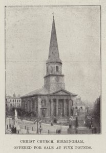 Chiesa di Cristo, Birmingham, offerta in vendita a cinque sterline da English Photographer