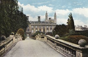 Clare College e Ponte da English Photographer