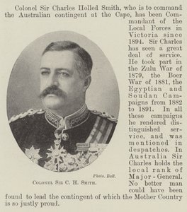 Colonnello Sir C H Smith da English Photographer