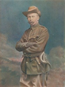 Colonnello W. H. Mackinnon. Comandante dei City Imperial Volunteers da English Photographer