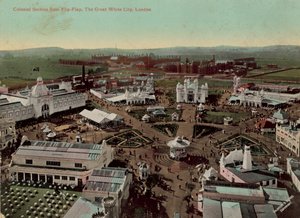 Sezione coloniale da Flip-Flap, The Great White City, Londra da English Photographer