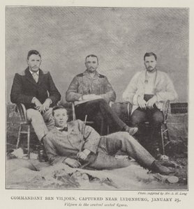 Il comandante Ben Viljoen, catturato vicino a Lydenburg, 25 gennaio da English Photographer