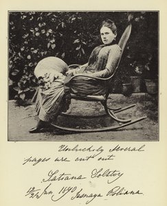 Contessa Tatiana Tolstoi da English Photographer