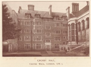 Crosby Hall, Cheyne Walk, Londra da English Photographer