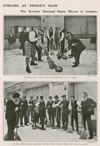 Curlers al Princes Club, il gioco nazionale scozzese a Londra da English Photographer