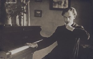 Cyril Scott, compositore, scrittore e poeta inglese (foto in b/n)