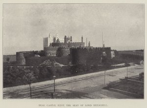 Castello di Deal, Kent, la residenza di Lord Herschell da English Photographer