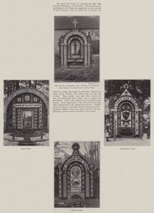 Decorazione dei pozzi a Tissington da English Photographer