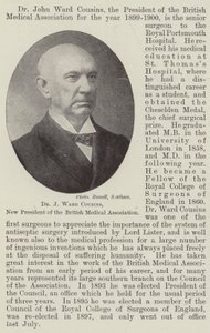 Dr J Ward Cousins, nuovo presidente della British Medical Association da English Photographer