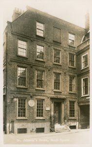 Casa del Dr Johnson, Gough Square, Londra da English Photographer