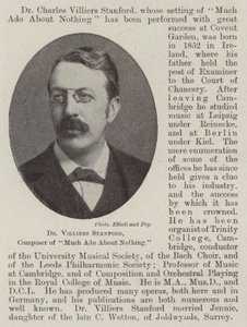 Dr Villiers Stanford, compositore di Molto rumore per nulla da English Photographer