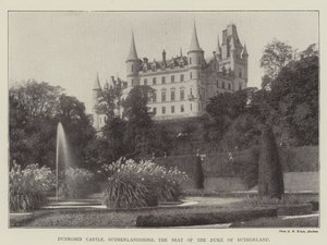 Castello di Dunrobin, Sutherlandshire, la Residenza del Duca di Sutherland