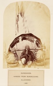 Dureeahon, Hindoo da Bundelcund, Allahabad, da The People of India, di J. Forbes Watson, pubblicato nel 1868 da English Photographer