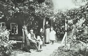 Elder Road: Rose Cottage, 1890 da English Photographer