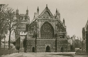Cattedrale di Exeter, Facciata Ovest da English Photographer